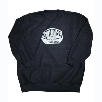 VACANCES / BC URA CREW NECK SWEAT (WORK SHOP LOGO) - BLACK