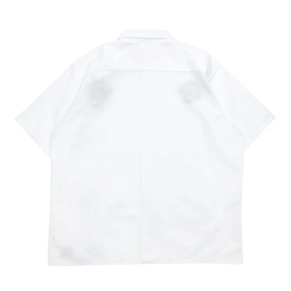 BACANCES / BLC WORK S/S SHIRTS（BARALION）- WHITE