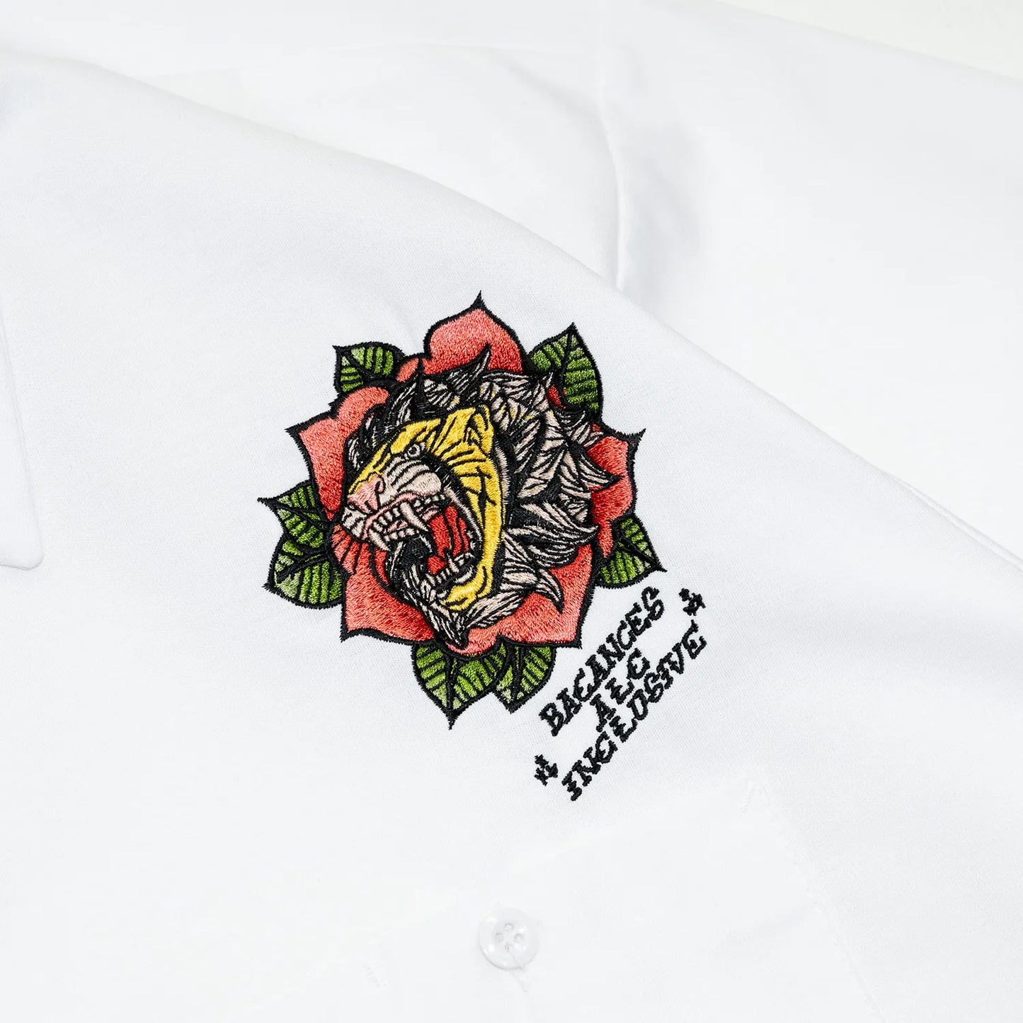 BACANCES / BLC WORK S/S SHIRTS（BARALION）- WHITE