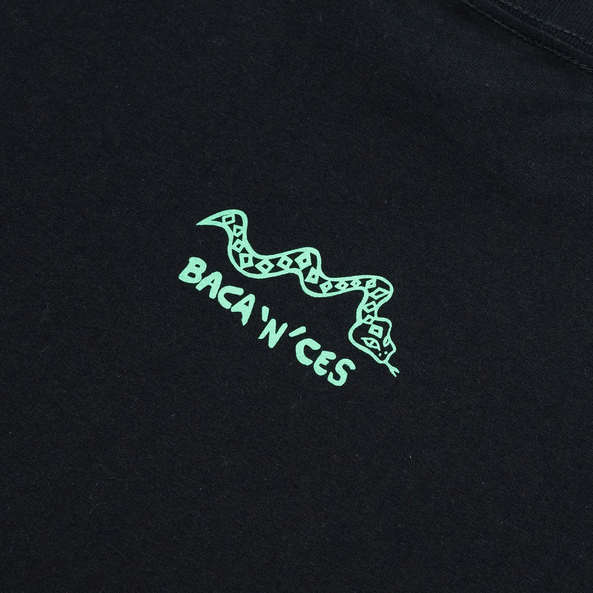 BACANCES / BC BC L/S TEE (NOW"N"LATER）- BLACK