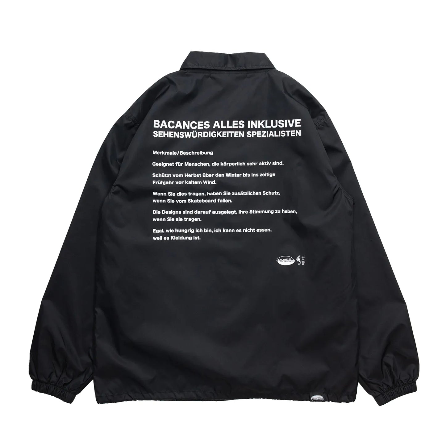 BACANCES ALL INCLUSIVE / GERMANY BC COACH JACKET - BLACK