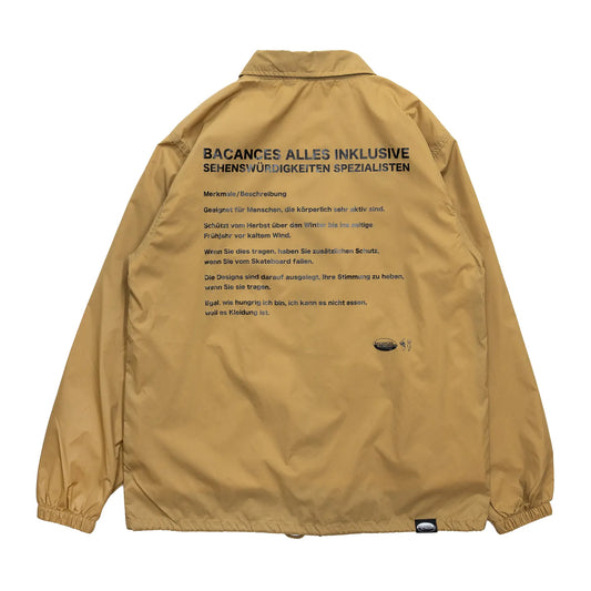 BACANCES ALL INCLUSIVE / GERMANY BC COACH JACKET - COYOTE