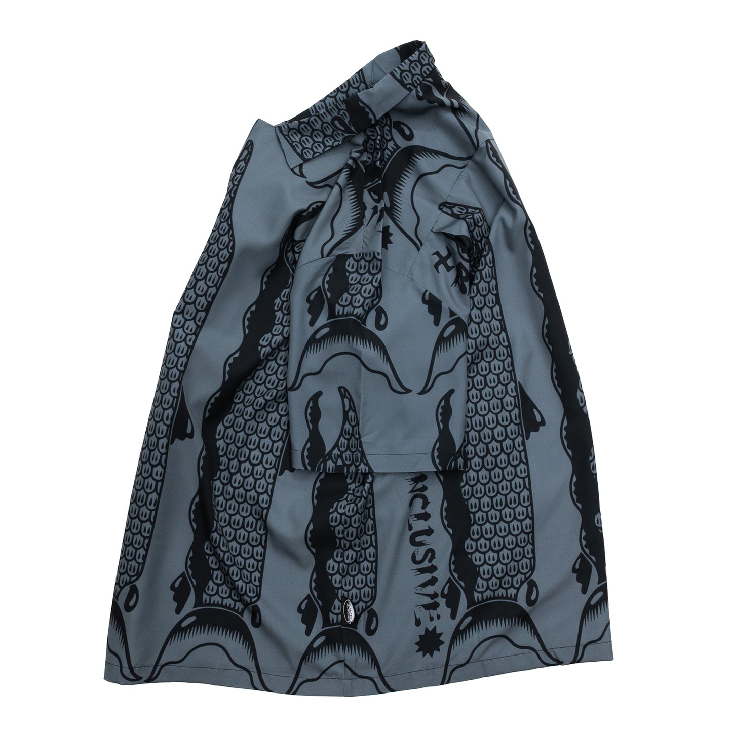 BACANCES / BC SKEM HAWAIAN S/S SHIRTS（SAKE）- BLACK