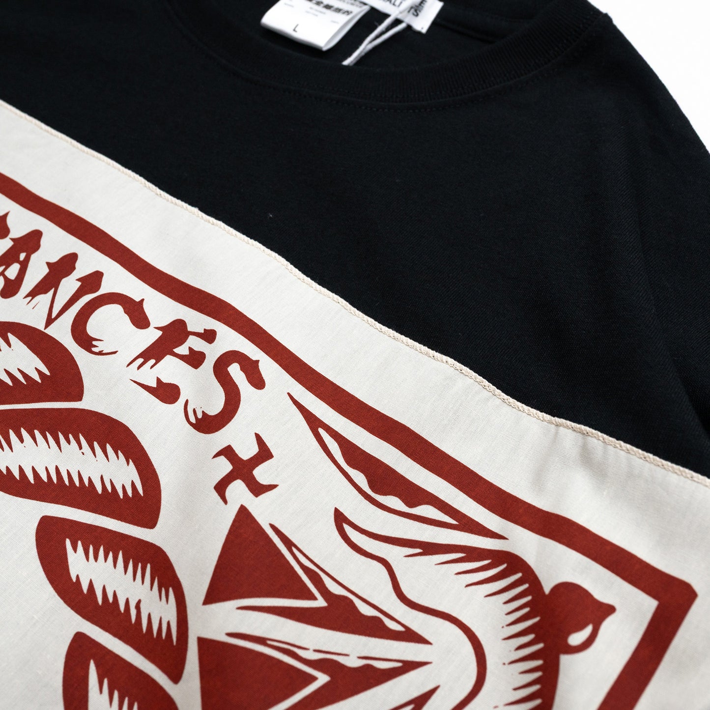 BACANCES / BC SKEM BANDANA S/S T-SHIRTS（YATAGARASU） - BLACK