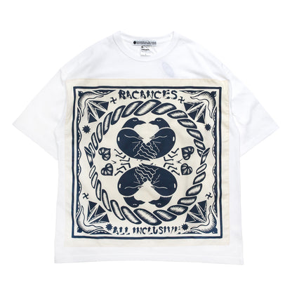 BACANCES / BC SKEM BANDANA S/S T-SHIRTS（YATAGARASU） - WHITE
