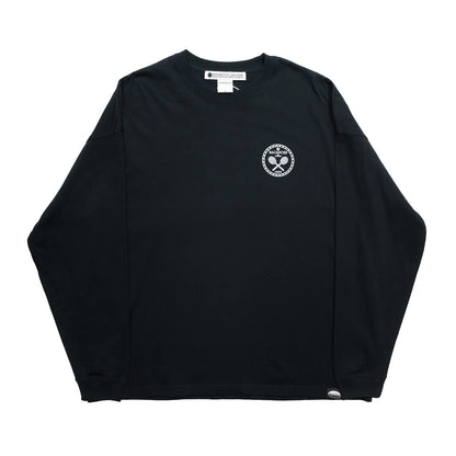 BACANCES ALL INCLUSIVE / TENNIS CREW BC L/S TEE - BLACK