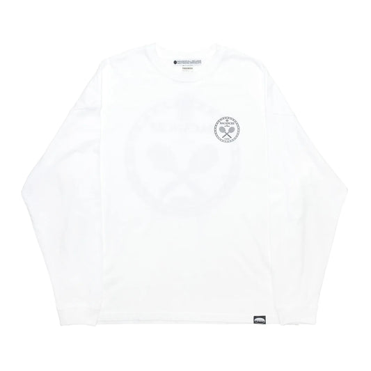BACANCES ALL INCLUSIVE / TENNIS CREW BC L/S TEE - WHITE