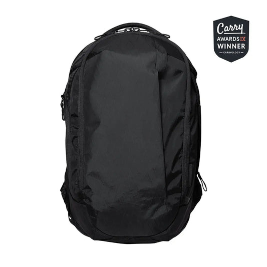 Able Carry Max Backpack X-PAC / TARMAC BLACK | 正面からの商品写真