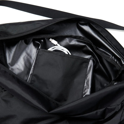 BAICYCLON(バイシクロン)の軽量なナイロン性ショルダーバッグ「BCL-28 SHOULDER BAG（210D NYLON）」のBLACKの内部ポケットの写真