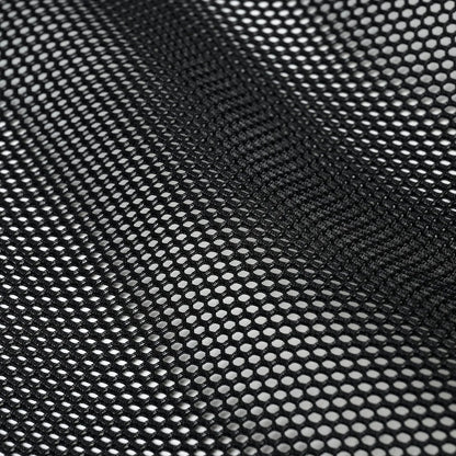 BAICYCLON(バイシクロン)のメッシュナイロン性ショルダーバッグ「BCL-28 MESH LARGE SHOULDER BAG）」のBLACKのメッシュ生地の写真