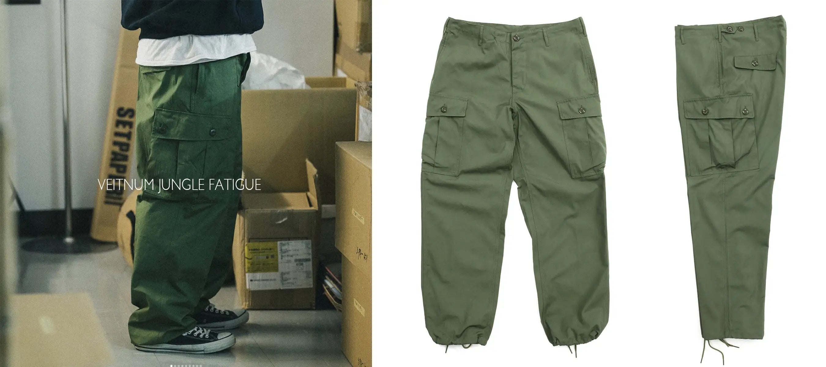 JUNGLE FATIGUE PANTS サイトトップメインバナー画像