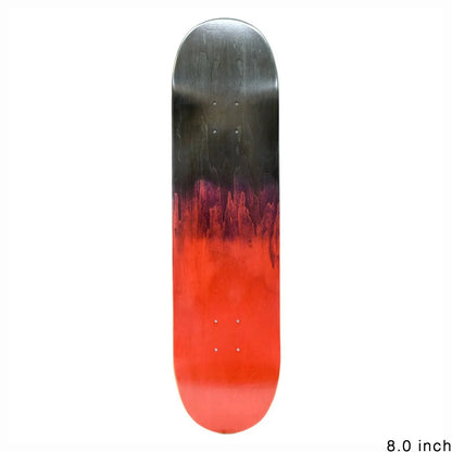 BLANK DECK / BLACK RED GRADATION STAIN - 8.0