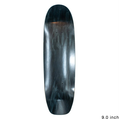 BLANK DECK / CUSTUM SHAPE BLACK STAIN - 9.0