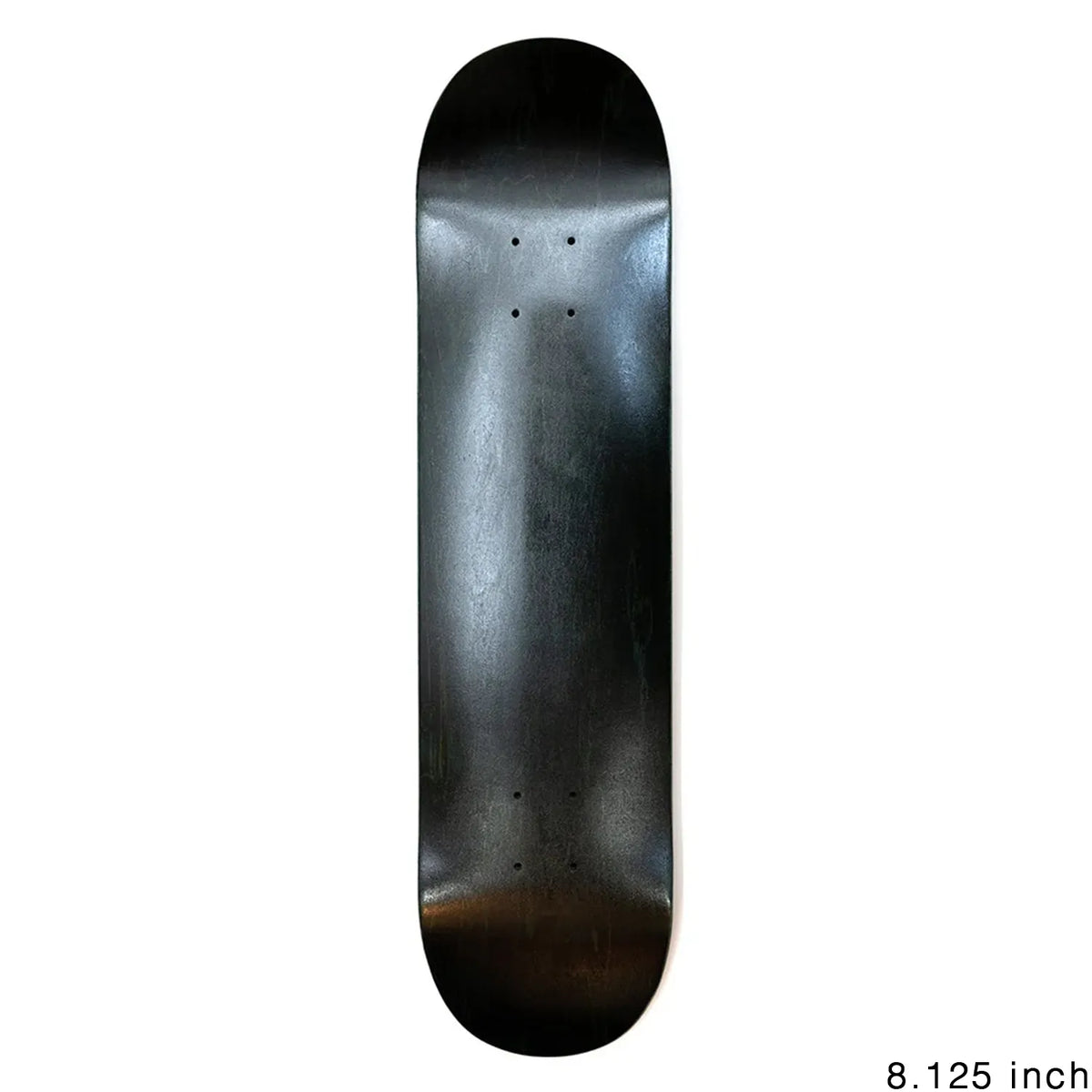 BLANK DECK / BLACK STAIN - 8.125