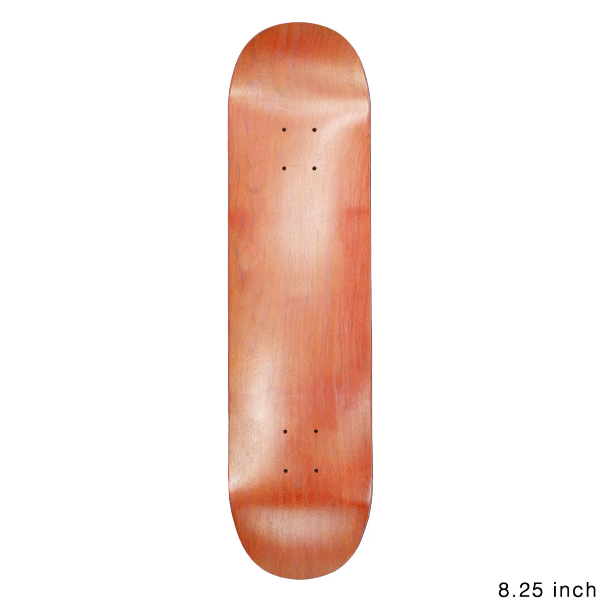 BLANK DECK / ORANGE STAIN - 8.25