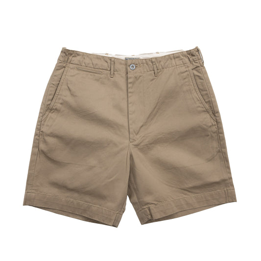 BUZZ RICKSON'S EARLY MILITARY CHINOS (MOD.) 1945 MODEL SHORTS - BEIGE