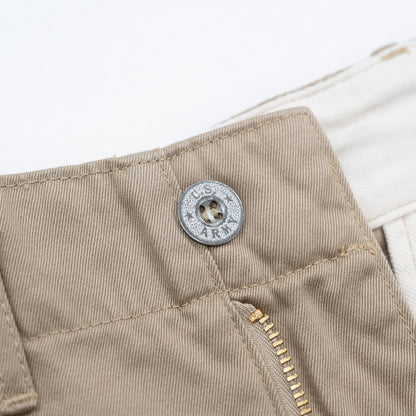BUZZ RICKSON'S EARLY MILITARY CHINOS (MOD.) 1945 MODEL SHORTS - BEIGE