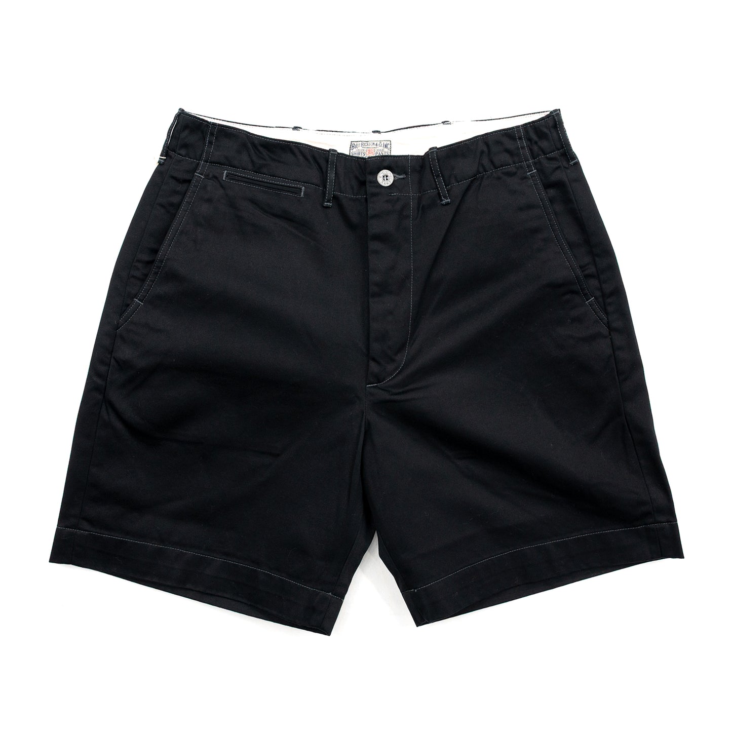 BUZZ RICKSON'S EARLY MILITARY CHINOS (MOD.) 1945 MODEL SHORTS - BLACK