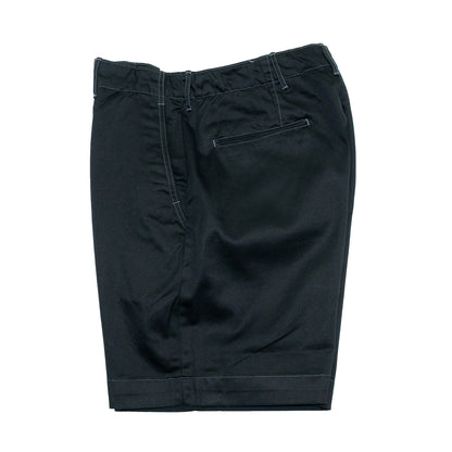BUZZ RICKSON'S EARLY MILITARY CHINOS (MOD.) 1945 MODEL SHORTS - BLACK