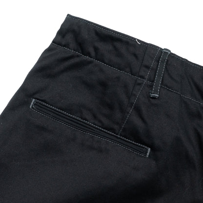 BUZZ RICKSON'S EARLY MILITARY CHINOS (MOD.) 1945 MODEL SHORTS - BLACK
