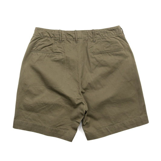 BUZZ RICKSON'S EARLY MILITARY CHINOS (MOD.) 1945 MODEL SHORTS - OLIVE