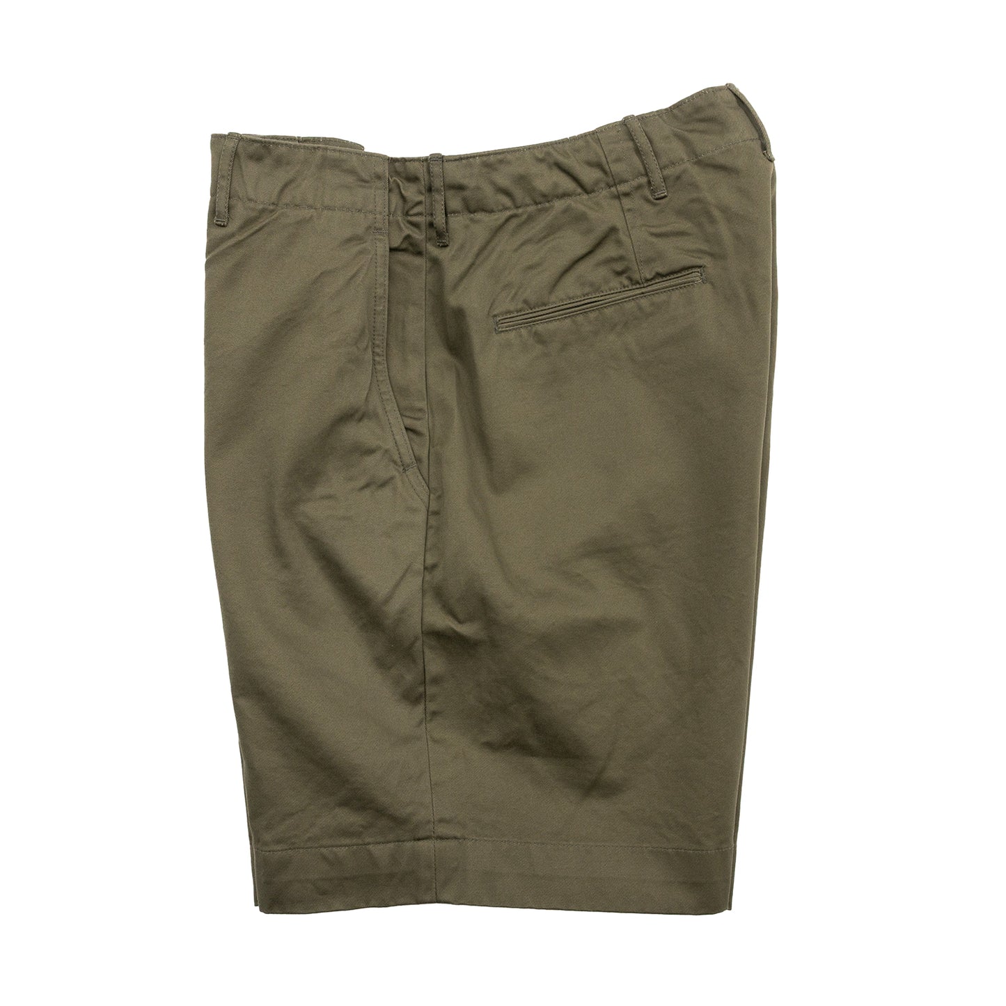 BUZZ RICKSON'S EARLY MILITARY CHINOS (MOD.) 1945 MODEL SHORTS - OLIVE
