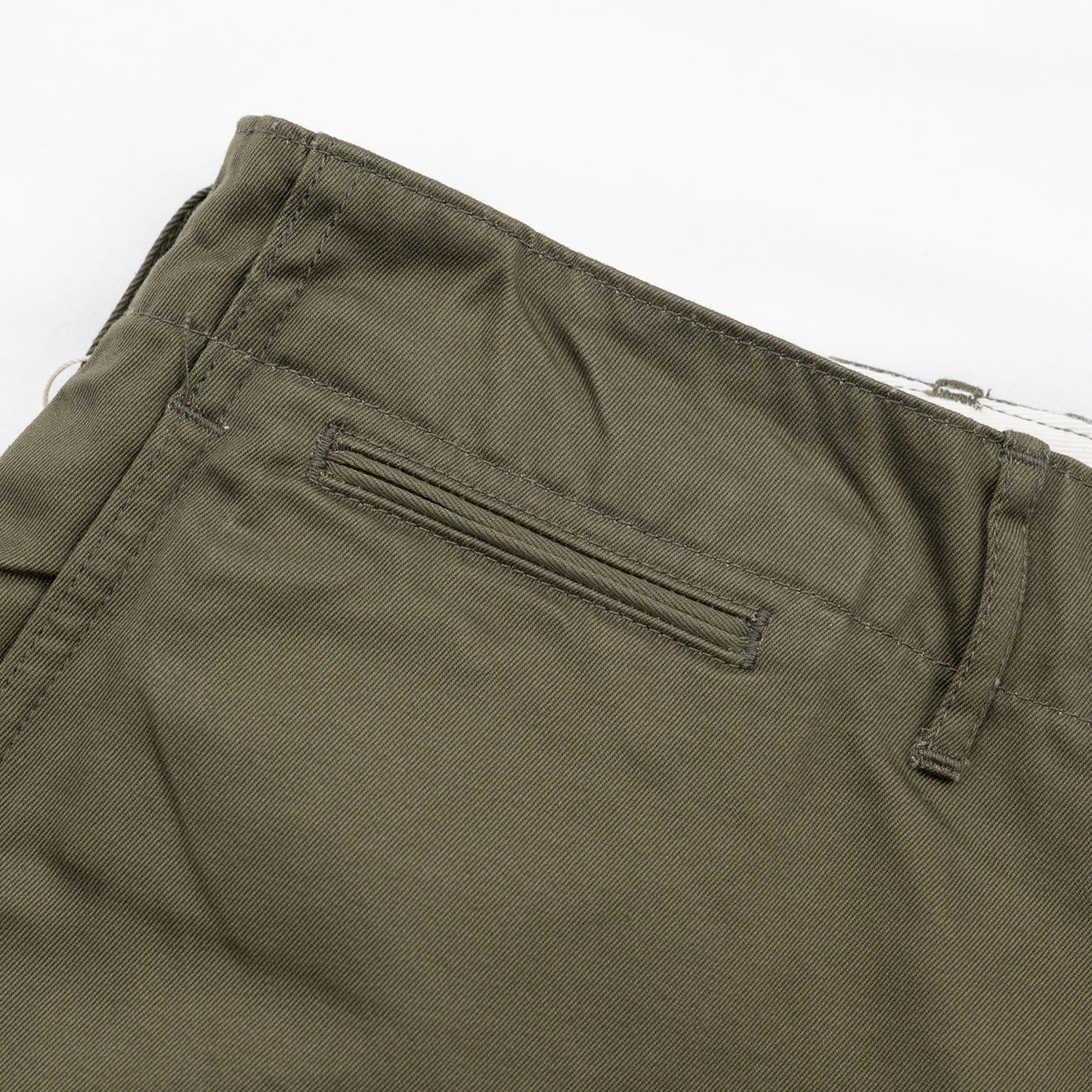 BUZZ RICKSON'S EARLY MILITARY CHINOS (MOD.) 1945 MODEL SHORTS - OLIVE
