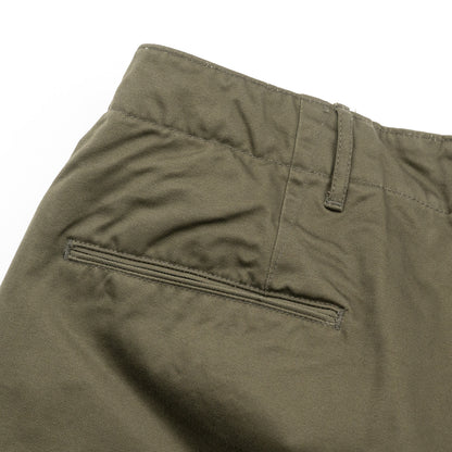 BUZZ RICKSON'S EARLY MILITARY CHINOS (MOD.) 1945 MODEL SHORTS - OLIVE