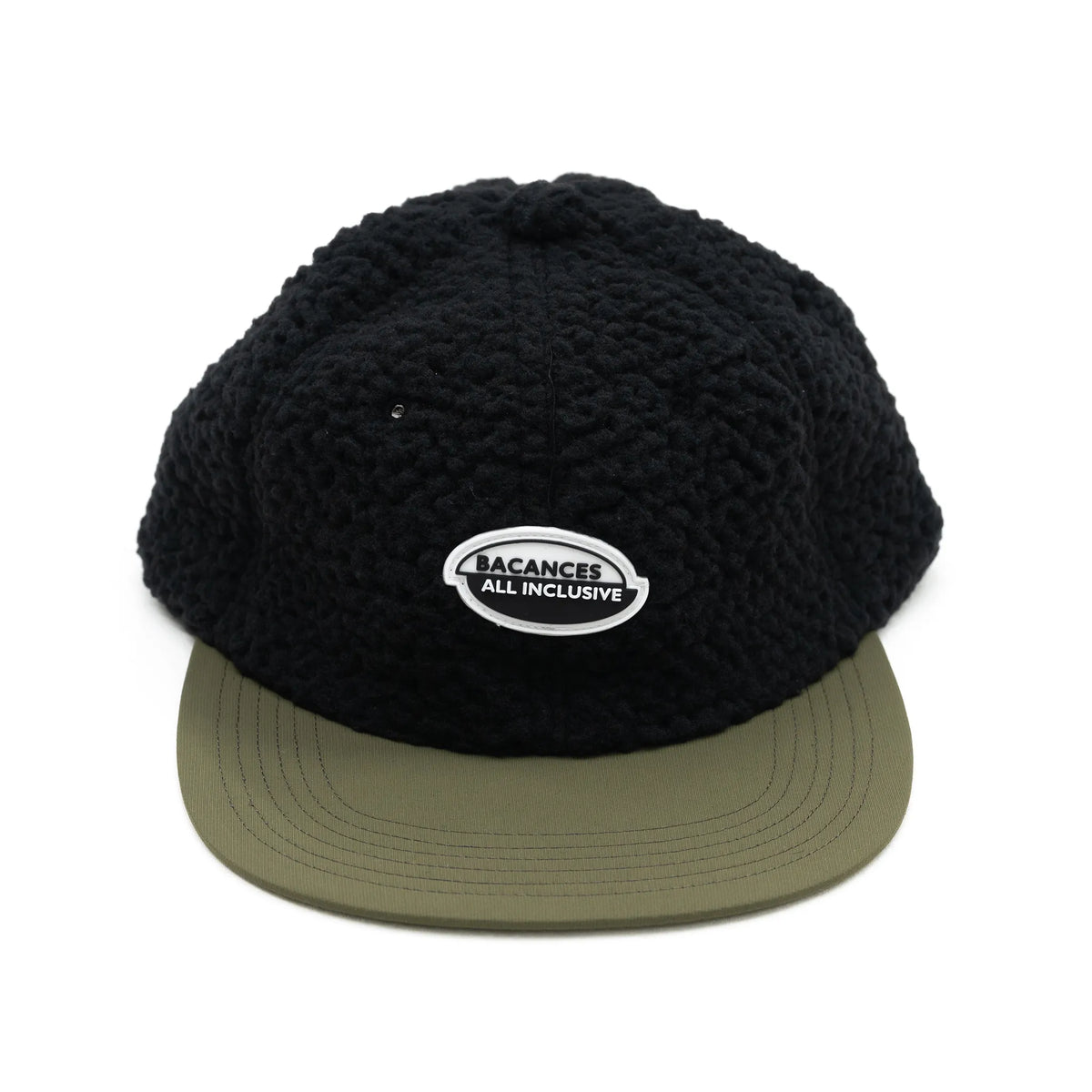 BACANCES BOA FLEECE RUBBER PATCH CAP - BLACK – Prime Skateboard