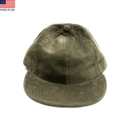 COOPERS TOWN BALLCAP CORDUROY CAP - OLIVE