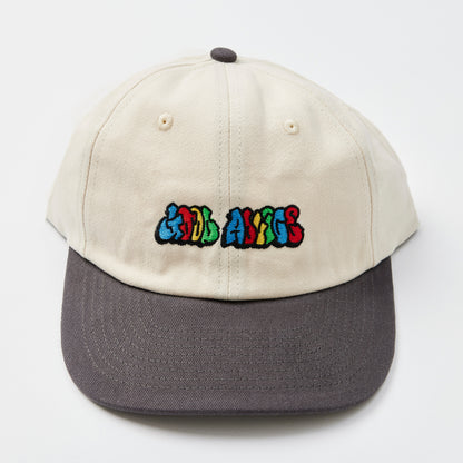 GOOD ADVICE 90s CAP - CREAM/BLACK