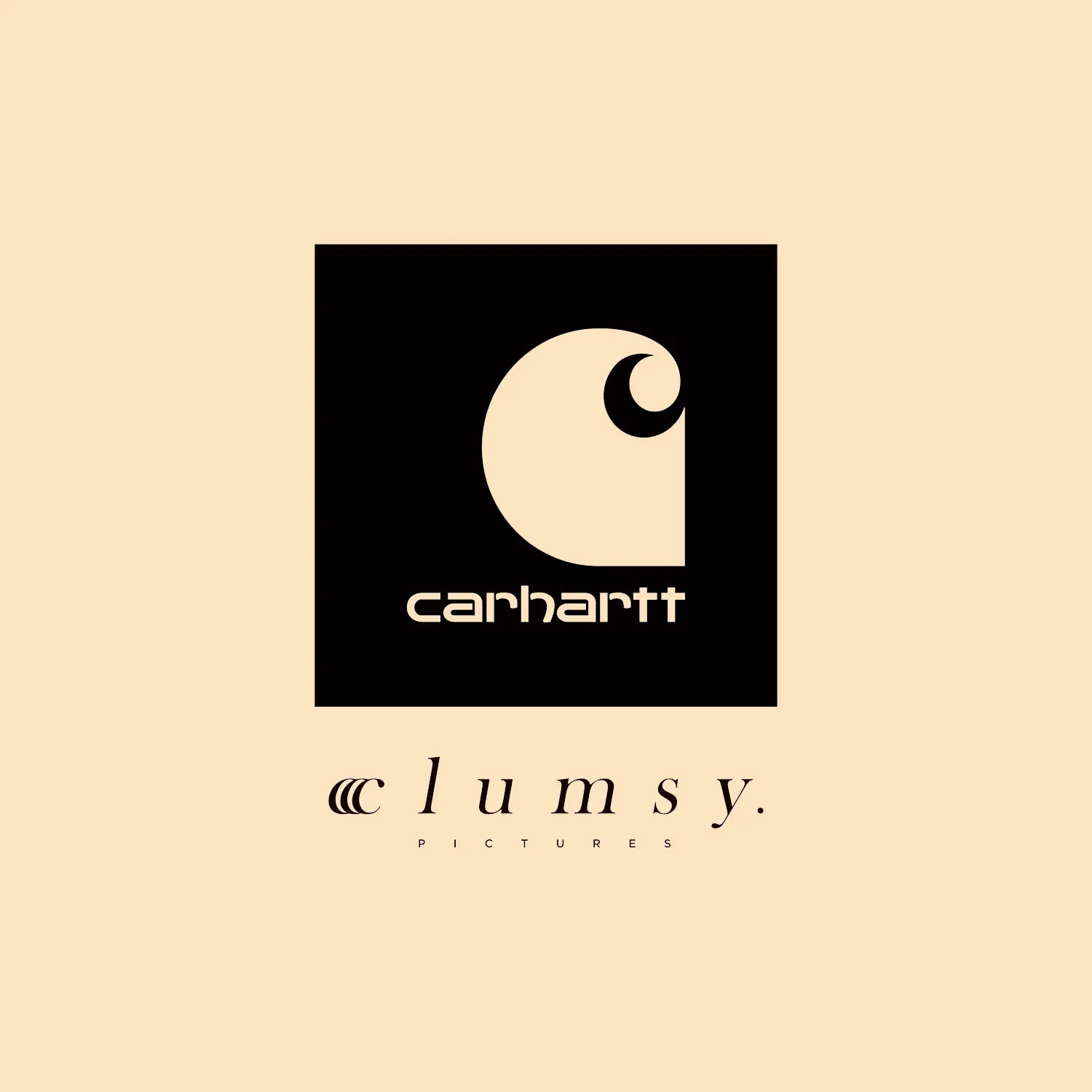 clumsy（クラムジー）とCarhartt（カーハート）の限定コラボTシャツ「LIMITED CCC S/S TEE」のコラボレーション画像