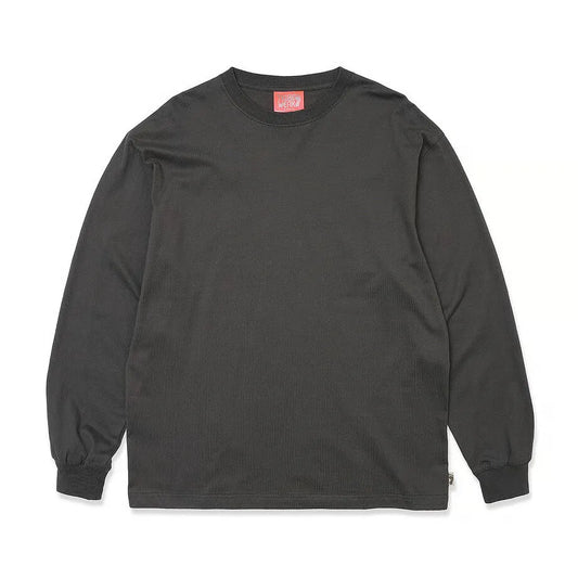 TRIBE WEAR BASIC L/S TEE - CHARCOAL GREY