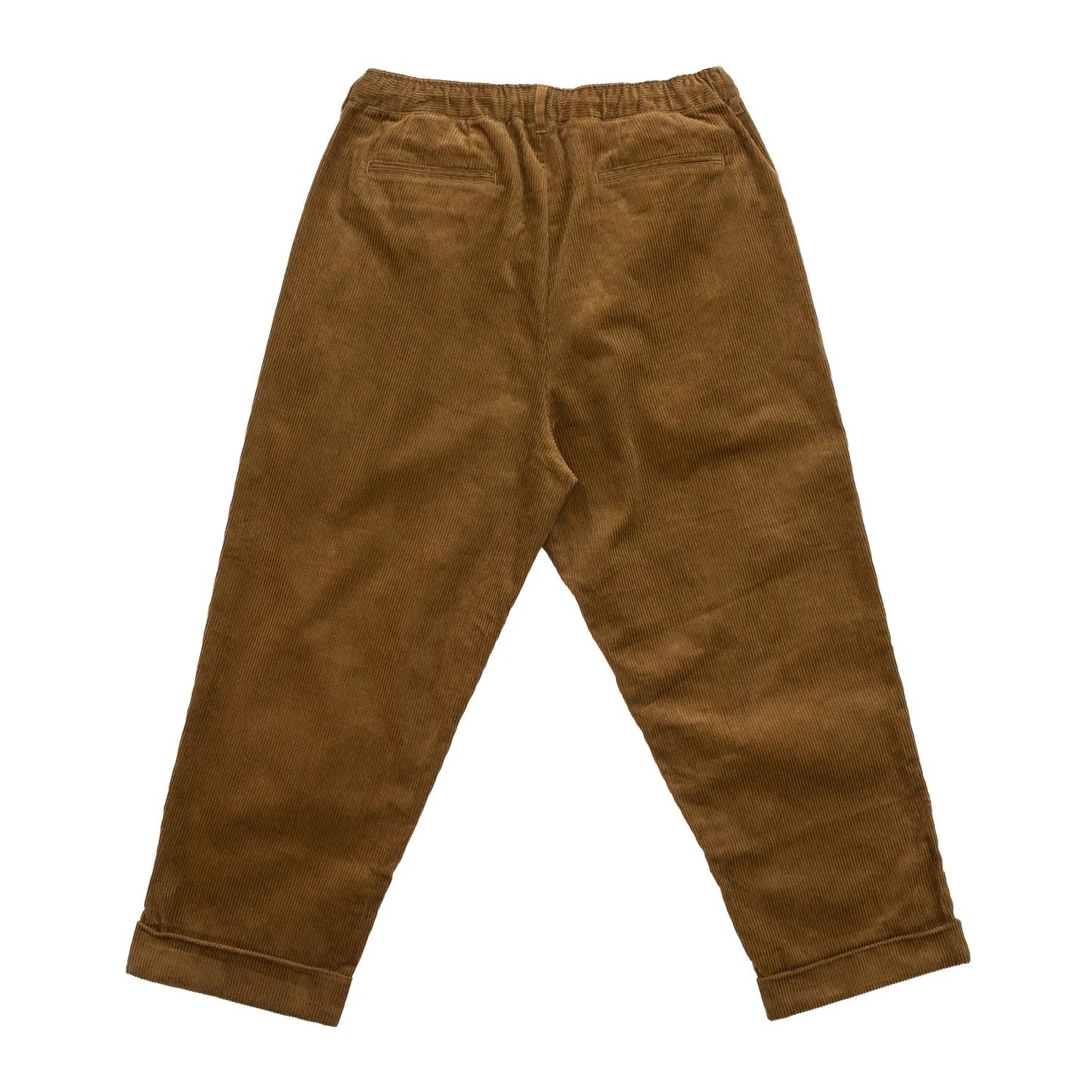 CLUMSY PICTURES 2 PLEATS EASY TRAD CORD - BROWN