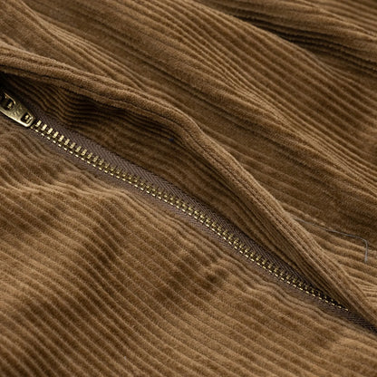 CLUMSY PICTURES 2 PLEATS EASY TRAD CORD - BROWN