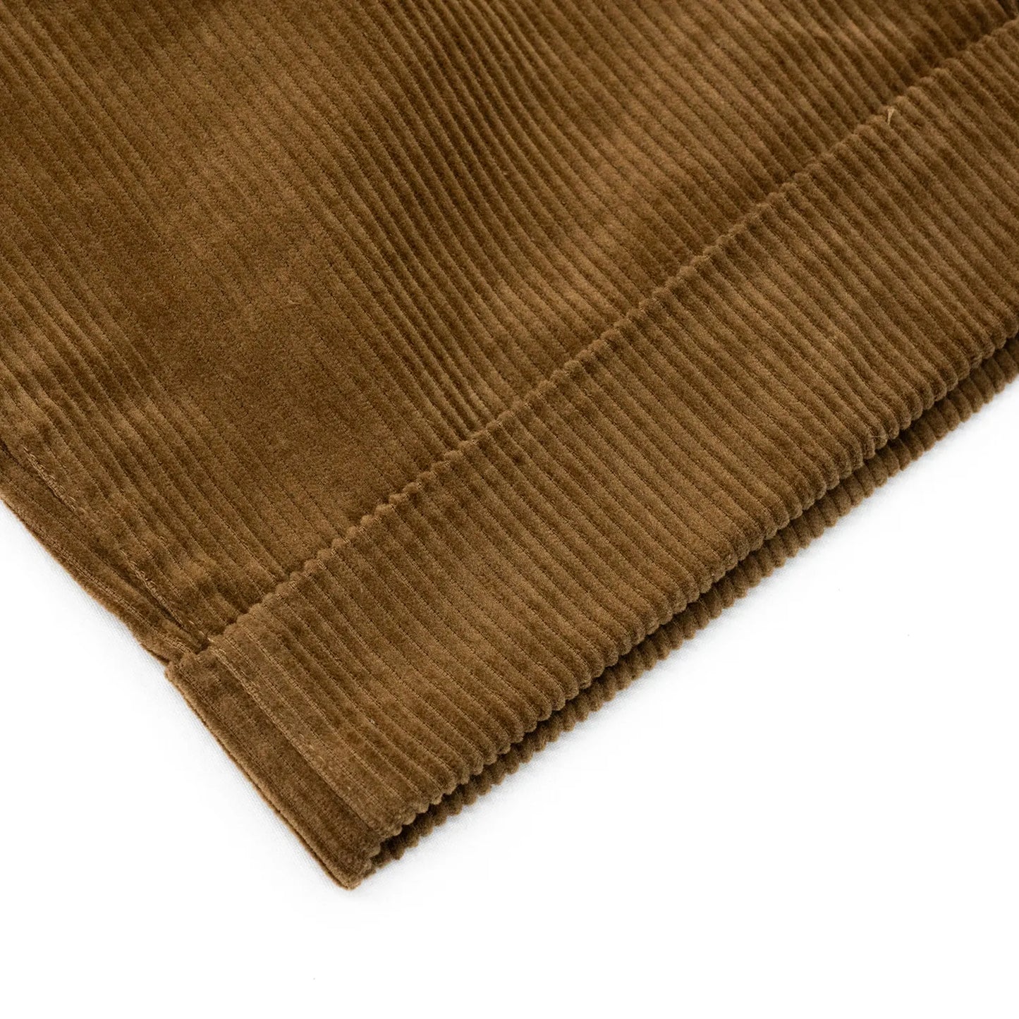 CLUMSY PICTURES 2 PLEATS EASY TRAD CORD - BROWN