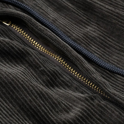 CLUMSY PICTURES 2 PLEATS EASY TRAD CORD - DARK OLIVE