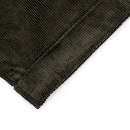 CLUMSY PICTURES 2 PLEATS EASY TRAD CORD - DARK OLIVE