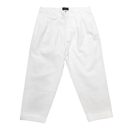 clumsy. PICTURES / 2 PLEATS RELAXED TWILL PANTS - BLACK