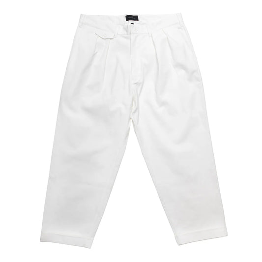clumsy. PICTURES / 2 PLEATS RELAXED TWILL PANTS - BLACK