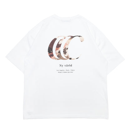 clumsy. PICTURES / LIMITED CCC CAMOUFLAGE S/S WIDE TEE - WHITE