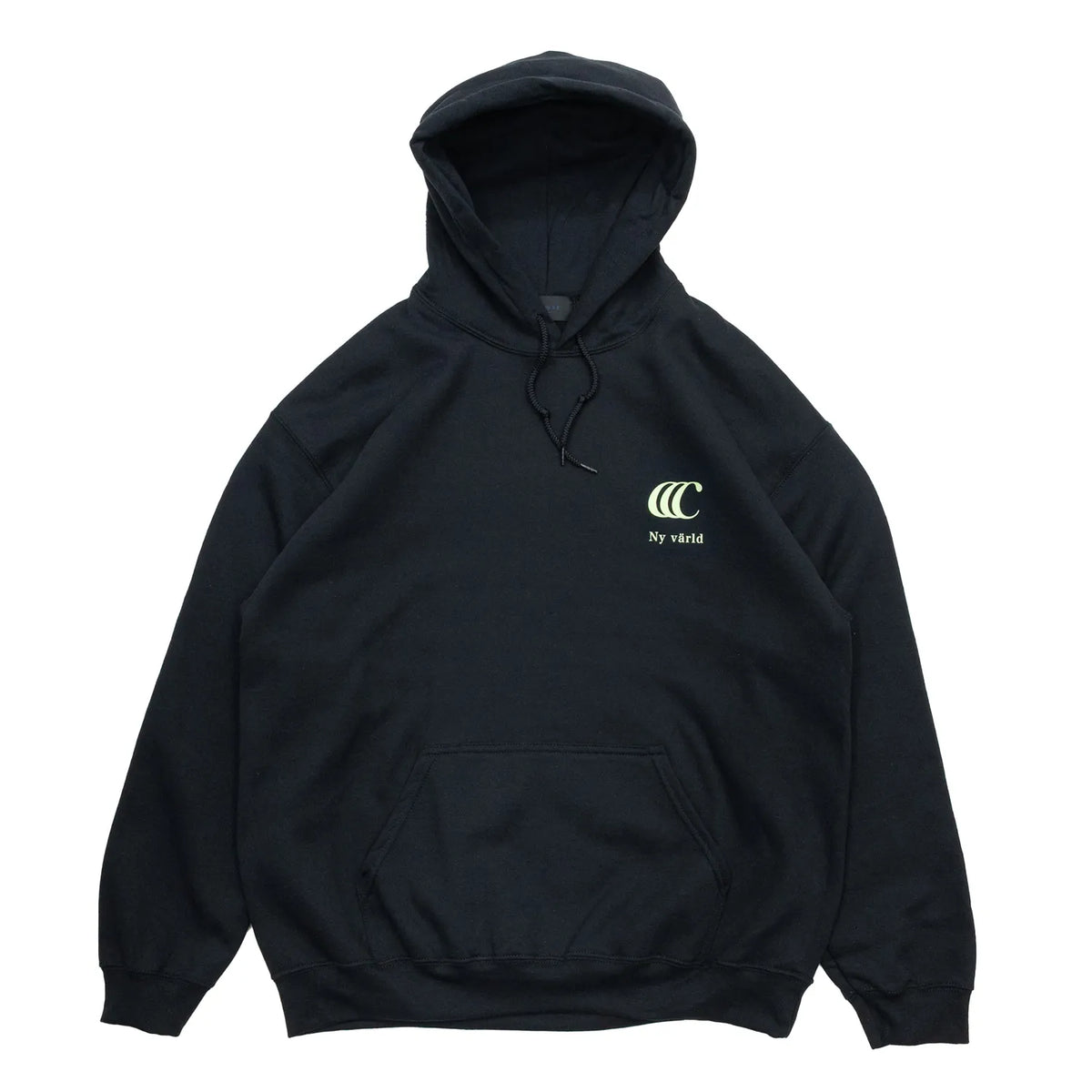 clumsy. PICTURES / LIMITED CCC HOODY - BLACK / GREEN TEA