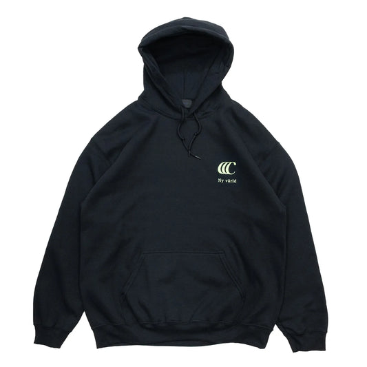 clumsy. PICTURES / LIMITED CCC HOODY - BLACK / GREEN TEA