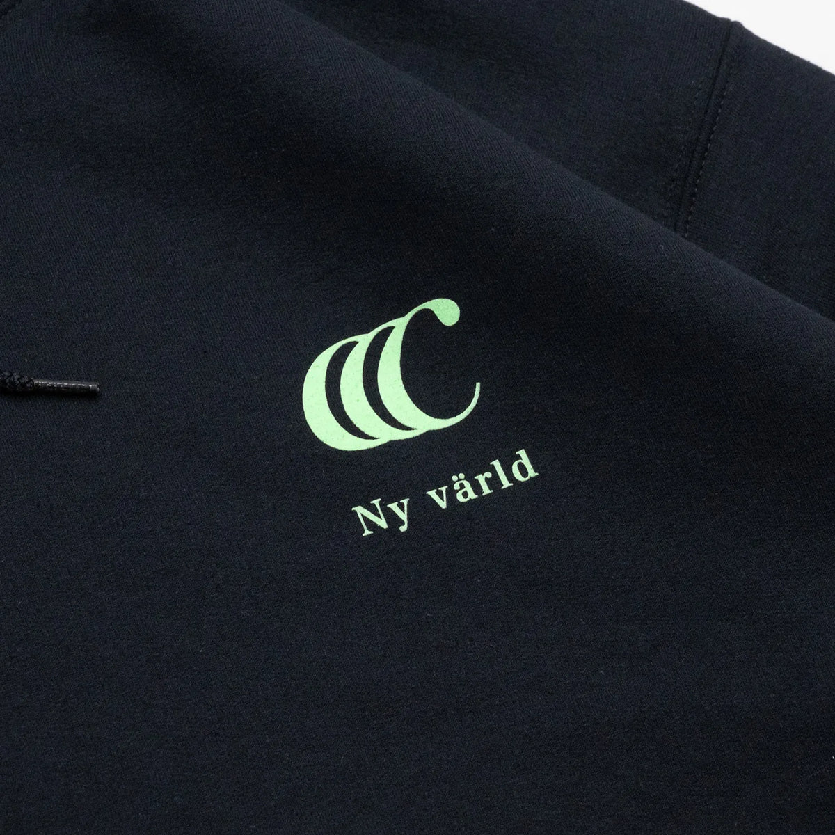 clumsy. PICTURES / LIMITED CCC HOODY - BLACK / GREEN TEA