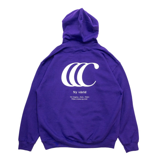 clumsy. PICTURES / LIMITED CCC HOODY - PURPLE / WHITE