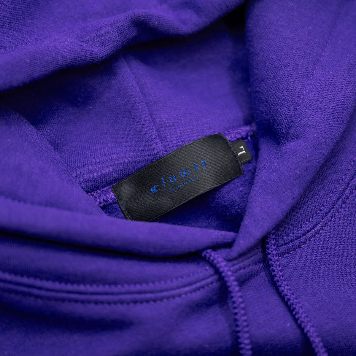 clumsy. PICTURES / LIMITED CCC HOODY - PURPLE / WHITE