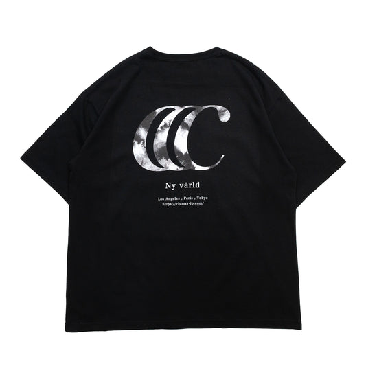 clumsy. PICTURES / LIMITED CCC NIGHT FALL S/S WIDE TEE - BLACK