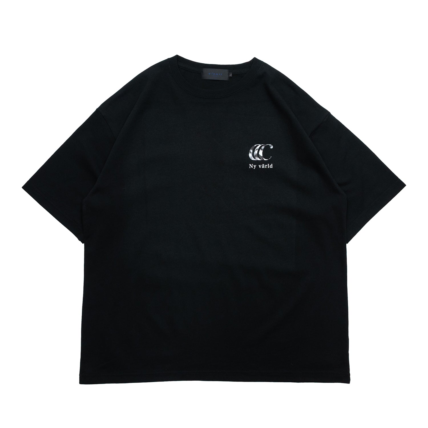 clumsy. PICTURES / LIMITED CCC NIGHT FALL S/S WIDE TEE - BLACK