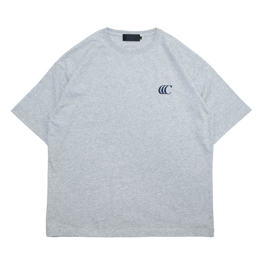 CLUMSY PICTURES CCC EMB LOGO S/S WIDE TEE - HT GREY