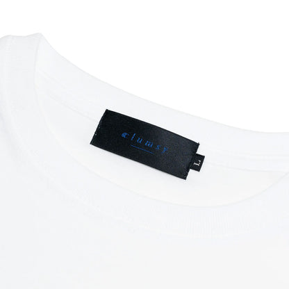 CLUMSY PICTURES CCC EMB LOGO S/S WIDE TEE - WHITE